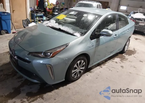 2019 Toyota Prius Le z USA, uszkodzony, nr VIN JTDL9RFUXK3003829